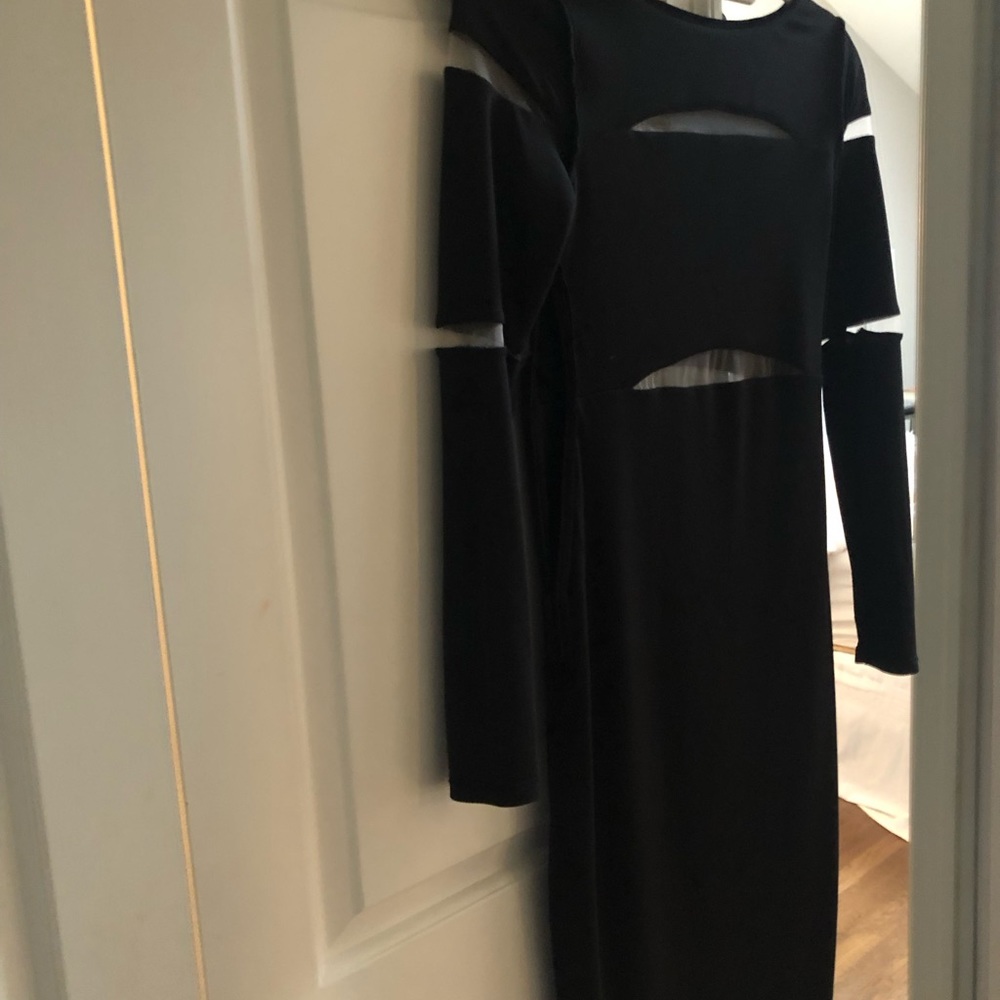 Bailey 44 never been worn before! Black with sheer cutouts. XS.